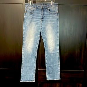 Mens American Eagle Air Flex+ size 34x34 Relaxed Straight leg jeans